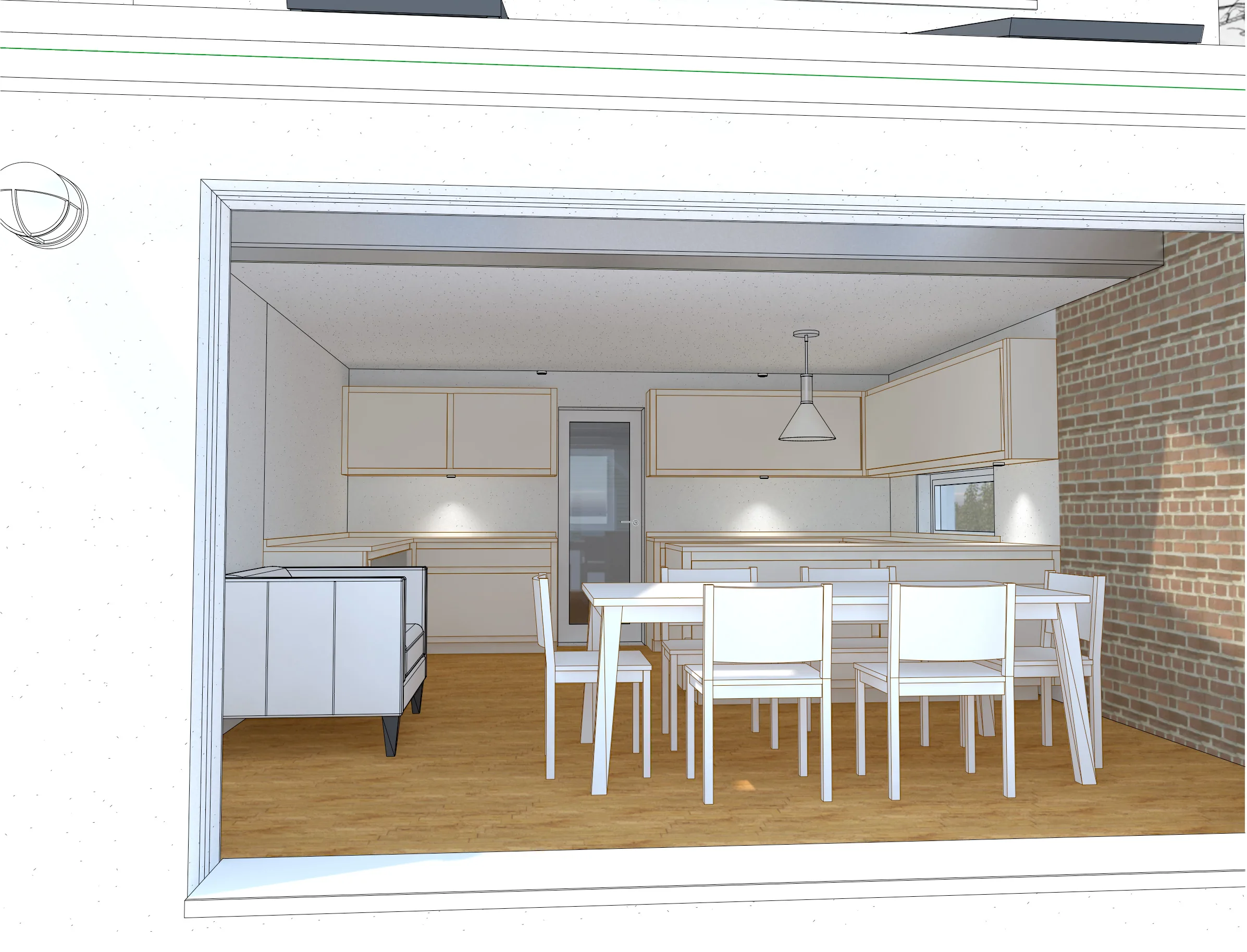 kitchen diner extension to period property