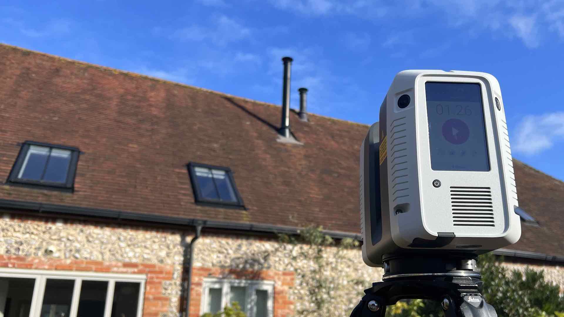 laser scanner measuring building